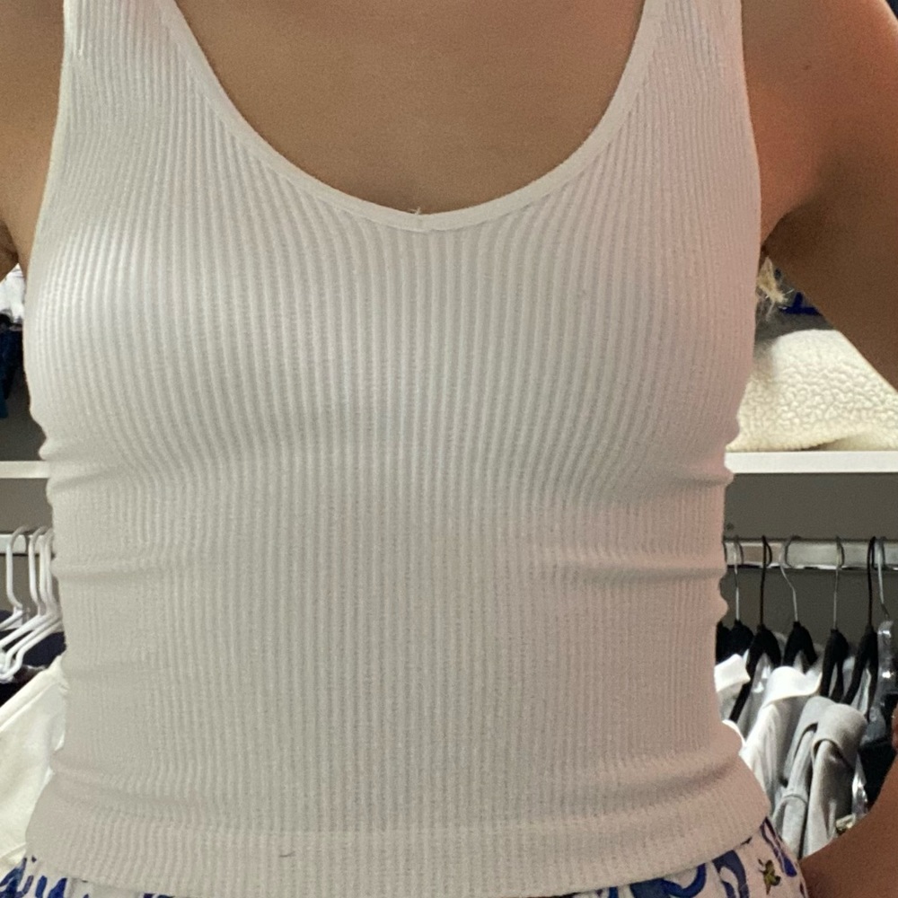 White tank top